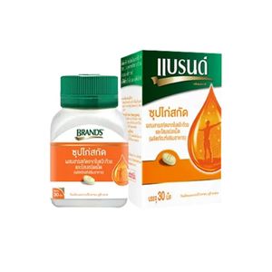 BRAND'S Essence of Chicken with Ginkgo Biloba Extract แบรนด์เม็ดซุปไก่สกัดผสมสารสกัดจากใบแปะก๊วยและโสม (30 เม็ด)  .A
