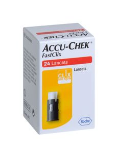 Accu-Chek FastClix 24 lancets  เข็มเจาะปลายนิ้ว แอคคิว-เช็ค ฟาสคลิก ขนาด 24 เข็ม