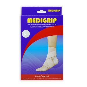 MEDIGRIP รัดข้อเท้าสายรัดปิดส้น Size L 