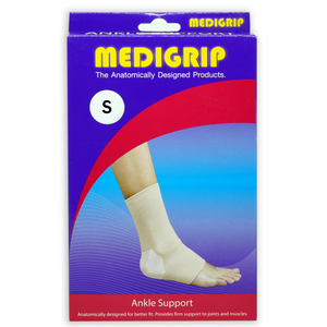 MEDIGRIP อุปกรณ์รัดข้อเท้า ปิดส้น ANKLE SUPPORT ไซส์ S 