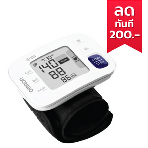 Omron เครื่องวัดความดัน แบบรัดข้อมือ รุ่น HEM-6181 