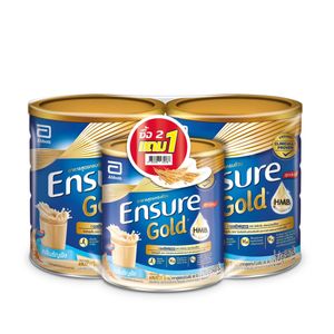 Abbott Ensure ผลิตภัณฑ์เสริมอาหารรสธัญพืช ขนาด 850กรัม 2ชิ้น + 400กรัม 1ชิ้น