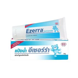 Ezerra liquid powder แป้งน้ำสูตรสำหรับเด็ก บำรุงผิวลดความอับชื้น (50g.)