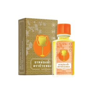 ถ้วยทอง ยาหม่องน้ำ บรรเทาอาการคัดจมูกเนื่องจากหวัด (7ml.)  .A