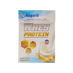 Royal-D Whey Protein กลิ่นวนิลลา ขนาด 50 กรัม 10 ซอง