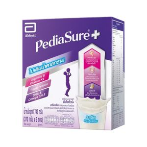 ABBOTT Pediasure+ พีเดียชัวร์ พลัส เครื่องดื่มโปรตีนสูตรไม่เติมน้ำตาลทราย รสจืด 740 กรัม