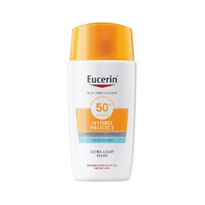 Eucerin Sun Hydro Protect Ultra Light Fluid SPF50+ 50ml. - ผลิตภัณฑ์ป้องกันแสงแดดสำหรับผิวหน้า