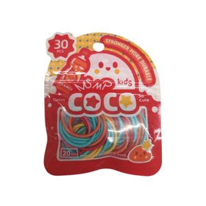 MSMP ยางรัดผม COCO KIDS 20MM ซองแดง  - 30 ชิ้น / ซอง