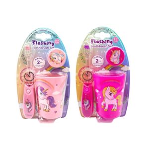Dr.Phillips Kids Toothbrush Set 3-7 Years ชุดแปรงสีฟันเด็ก พร้อมแก้วและฝาครอบ