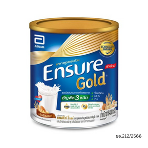 Abbott Ensure Gold Almond เอนชัวร์ โกลด์ อาหารสูตรครบถ้วน กลิ่นอัลมอนด์ ขนาด 400g.