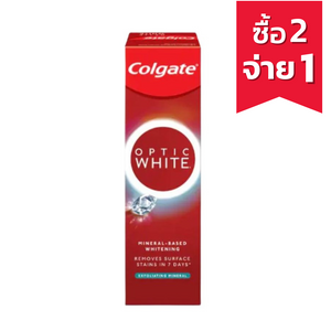 COLGATE OPTIC WHITE EXFOLIATING ยาสีฟัน อ๊อฟติคไวท์ เอ็กซ์โฟลิเอตติ (100g.)