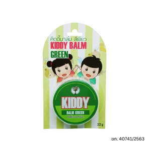ถ้วยทอง KIDDY BALM ยาหม่องสำหรับเด็ก สีเขียว บรรเทาอาการคันจากแมลงกัดต่อย (22g.)  .A