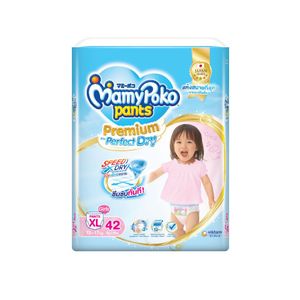 MAMY POKO Pants Premium Extra Dry กางเกงผ้าอ้อมสำหรับเด็กหญิง Size XL (42 ชิ้น)