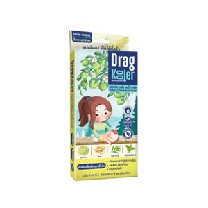 DRAGKOOLER Herbal Cooling Body Towel ผ้าเปียกสมุนไพร เช็ดตัวลดไข้ (4 ชิ้น / กล่อง)
