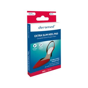 DERAMED EXTRA SLIM HEEL เจลรองส้นเท้า Free size (แพ็ค 2 ชิ้น)