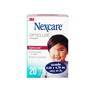3M Nexcare Opticlude Eye Patch ทรีเอ็ม เน็กซ์แคร์ พลาสเตอร์ปิดตา  20 ชิ้น