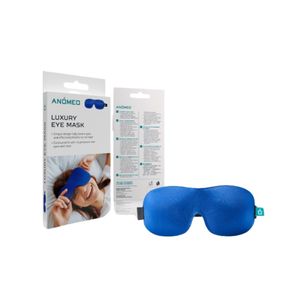 ANOMEO Sleep Mask Blue ผ้าปิดตาซาติน สีน้ำเงิน