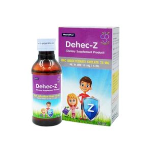 Dehec-Z Zinc Syrup ดีเฮค-แซด ซิงก์ ไซรัป ซิงค์น้ำสำหรับเด็ก ภูมิคุ้มกัน ความอยากอาหาร 60 มล.