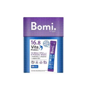 BOMI 16.8 Vita Probio+ ผลิตภัณฑ์เสริมอาหารโพรไบโอติก (กล่อง 14 ซอง)