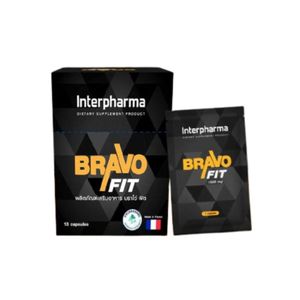 INTERPHARMA BRAVO FIT ผลิตภัณฑ์เสริมอาหารสำหรับผู้ชาย (ซอง 1 แคปซูล)