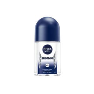 NIVEA MEN Brightning โรลออนสำหรับผู้ชาย ระงับกลิ่นกาย 0% แอลกอฮอล์ เพื่อผิวกระจ่างใส (25ml.)