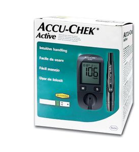 Accu-Chek  Active Meter Set ชุดเครื่องตรวจน้ำตาล แอคคิว-เช็คแอคทีฟ