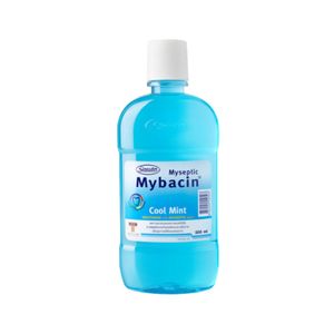 Mybacin Cool Mint Mouthwash 500ml มายบาซิน น้ำยาบ้วนปาก ลดกลิ่นปาก