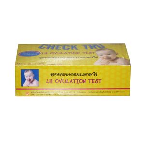 Check Tru แผ่นตรวจไข่ตก ชุดทดสอบหาระยะเวลาตกไข่  จำหน่าย 5 ชิ้น