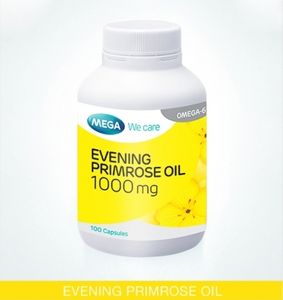 Mega Evening Primrose Oil น้ำมันอีฟนิ่งพริมโรส 1000 mg. 100 แคปซูล