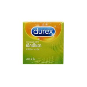 Durex ถุงยางอนามัย Excita ขนาด 53 มม. (กล่อง 3 ชิ้น)