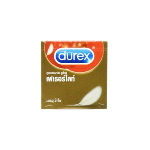Durex ถุงยางอนามัย Fetherlite ขนาด 52.5 มม