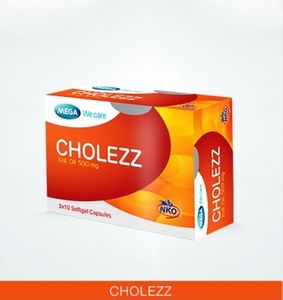 Mega Cholezz Krill Oil 500mg. 30 แคปซูล