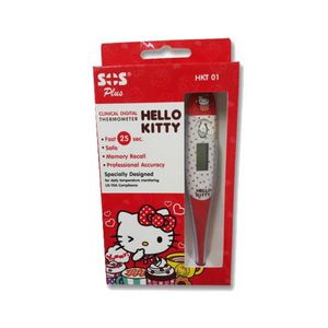 SOS เทอร์โมมิเตอร์ดิจิตอล Plus Hello Kitty รุ่น HKT01สีแดง