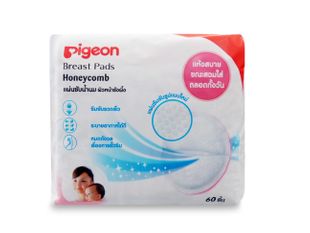Pigeon แผ่นซับน้ำนม ผิวหน้ารังผึ้ง 60 ชิ้น