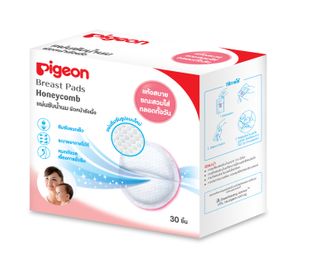 Pigeon แผ่นซับน้ำนม ผิวหน้ารังผึ้ง 30 ชิ้น