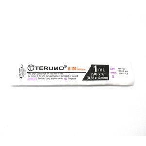Terumo ไซริงค์ติดเข็ม Syringe 1ML No.29 X 1/2" กล่อง 100 ชิ้น