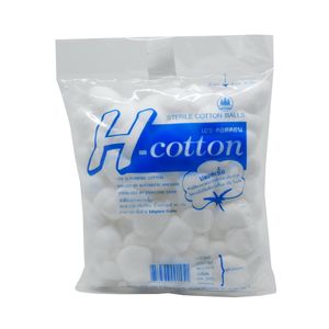 H-cotton สำลีก้อนฆ่าเชื้อ 40 กรัม