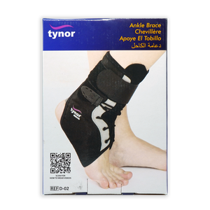 tynor พยุงข้อเท้ามีแกน D02 Ankel Brace Size M