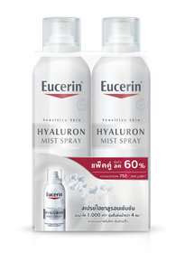 Eucerin Hyaluron Mist Spary แพ็คคู่ 150ml+150ml             