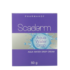 Scaderm Aqua Water Drop Cream ขนาด 50g (ยกเลิกขาย POBS)