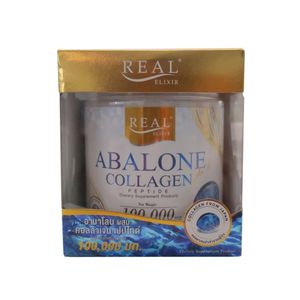 Real​ Elixir​ Abalone Collagen อาหารเสริมคอลลาเจน 100,000 mg. คุ้มสุด 7 กระปุกราคาเพียง 1,990.-