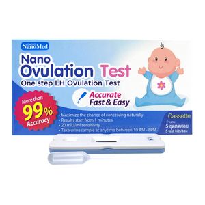 NANOMED ชุดทดสอบการตกไข่ ชนิดตลับ CASSETTE (หยด) 
