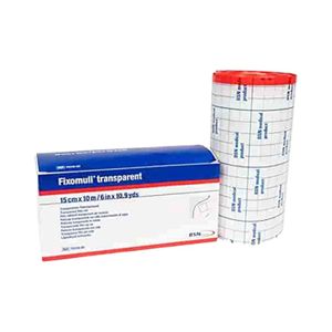 Fixomull Transparent แผ่นฟิล์มใสกันน้ำชนิดม้วน ขนาด 15cm x 10m