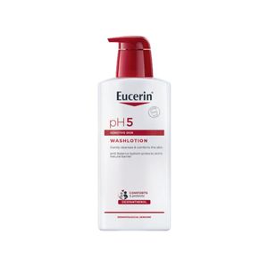 Eucerin pH5 Wash Lotion 400ml ยูเซอริน ครีมอาบน้ำ สำหรับผิวธรรมดา-ผิวแห้ง