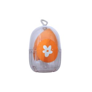 UUYP ฟองน้ำรูปไข่พร้อมกล่อง รุ่น UU-7111 ขนาด 4X6 ซม. สีส้ม