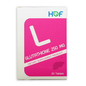 Hof L-Glutathione แอลกลูต้าไธโอน 250 mg. 30 เม็ด