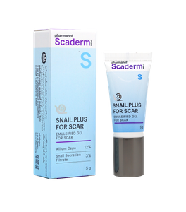 Scaderm plus+ เจลลดรอยสิว ขนาด 5 กรัม