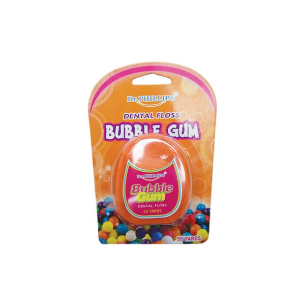 DR.PHILLIPS Dental Floss Bubblegum 55 yd ไหมขัดฟัน 55 หลา กลิ่นบ