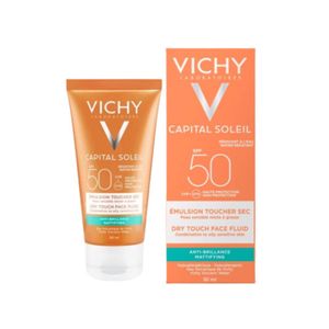 VICHY Capital Soleil Fluid SPF50 ผลิตภัณฑ์ป้องกันแสงแดดสำหรับการผิวมัน (50ml) 