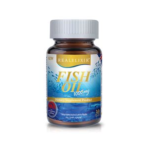 REAL Elixir Fish oil 1000 mg  (30 แคปซูล) .A